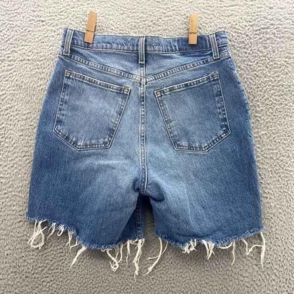 Abercrombie & Fitch Shorts Women's 28 x 5* Curve Love Cut Off  Jorts 90's Skater - Picture 11 of 13
